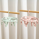 Spiral Drying Rack with 12 Clips for Home- Windproof Multi-Functional