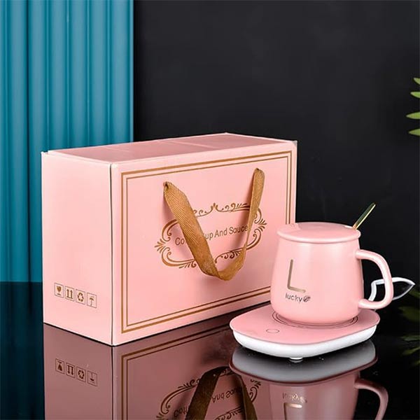 Lucky coffee mug warmer-Pink