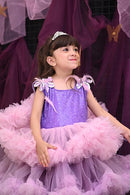 3 Layers multicolor princess frock