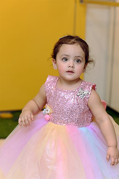 Rainbow Frock ( Customised for all ages)