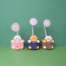 3-in1 Cute Animal  Shape Table Desk Flexible LED Lamp with Pen Pencil Holder & Pencil Sharpener