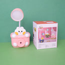 3-in1 Cute Animal  Shape Table Desk Flexible LED Lamp with Pen Pencil Holder & Pencil Sharpener