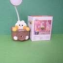 3-in1 Cute Animal  Shape Table Desk Flexible LED Lamp with Pen Pencil Holder & Pencil Sharpener