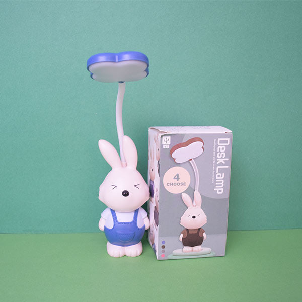 Bunny Ears Rechargeable Table Lamp with Charging Cable