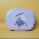 Loveable Plastic Lunch Box with 2 divisions