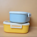 Cute Cartoon Panda 2 Compartments Lunch Box Food Box Stainless Steel with Airtight Lid(Price for 1 piece)