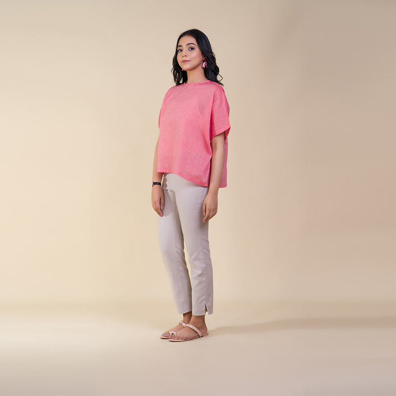 Salmon Pink Relaxed Comfort Fit (Women) Small, Medium, Large