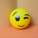 Yellow Squeeze Emoji Ball Exercise Stress Ball Soft PU Emoji Ball Pu Rubber Toy. (price for 1 piece)
