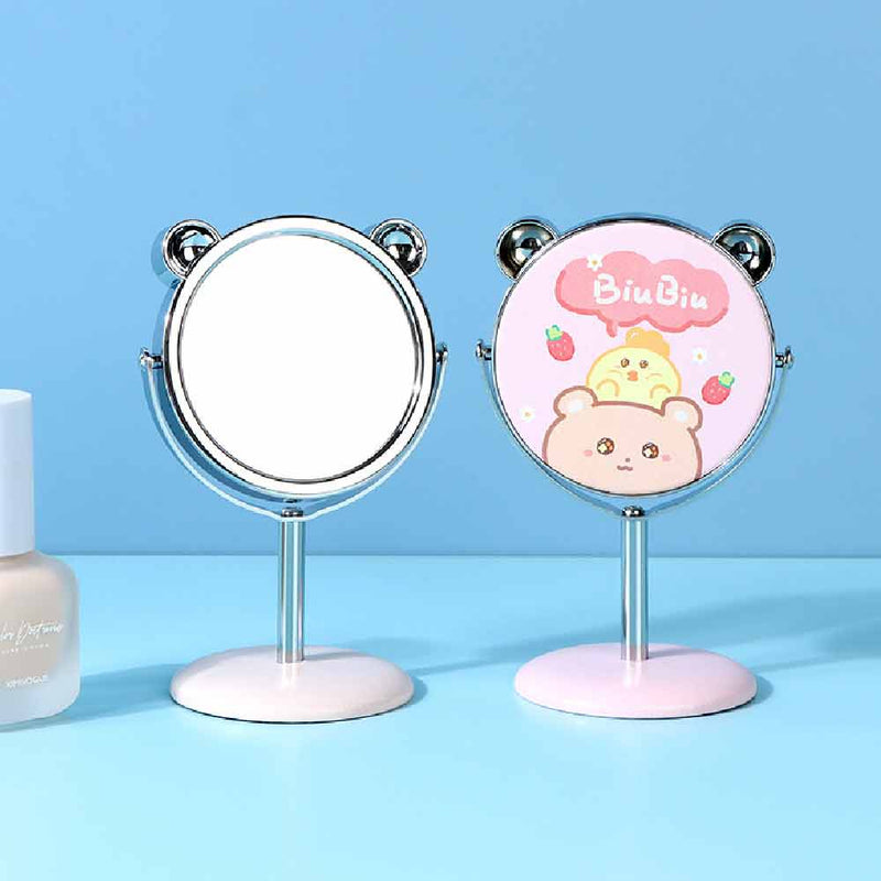 Cute Chick Series Bear Head Table Mirror (Price For 1 Piece)