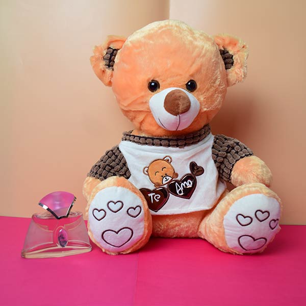 Soft And Huggable Brown Teddy Bear With Velvet Jersi 18cm - Giant Teddy Bear.