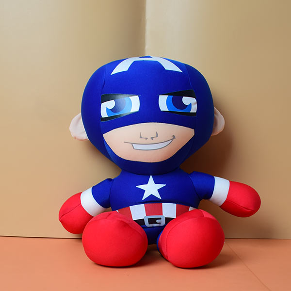 Marvel Plush- Captain America Soft Stuffed Super Hero Captain America Soft Toy.