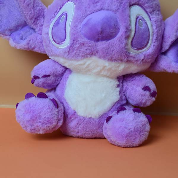 Purple Stitch Plush - Violet Little Monster Stuffed Animal Toy.