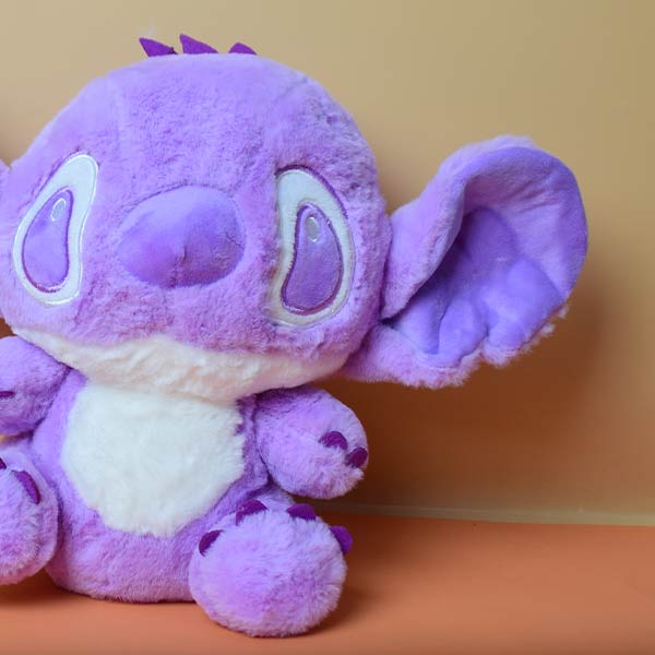 Purple Stitch Plush - Violet Little Monster Stuffed Animal Toy.