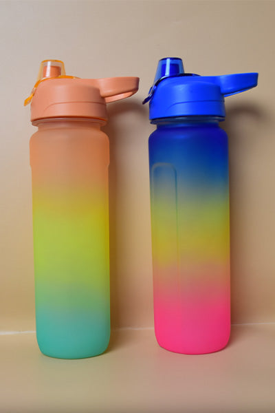 Multicolor Leak-proof Sports Water Bottle Summer Winter Drinkware (price for 1 piece)