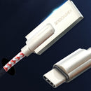 1 Meter Aluminum Foil Braided Type-C Cable