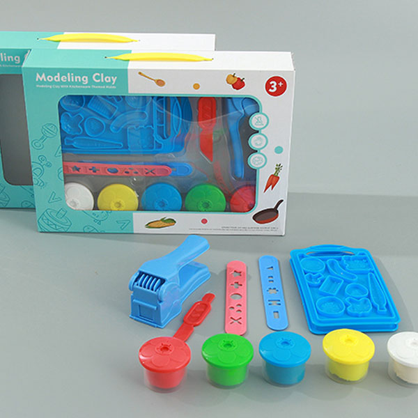 Modeling Clay Kit with Kitchenware Molds
