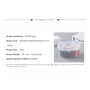 Portable Round Sewing Kit (White)