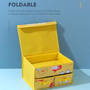 Duck Small PU Fabric Storage Bin (Yellow)