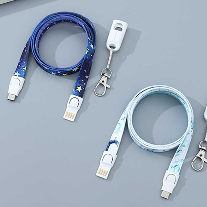 Chargeline lanyard - Type-C (Forest deer)