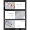 Dazzling Electroplated Series Makeup Brush Set