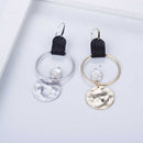 Handmade Shell Bead Dangle Earrings 100% Real Material