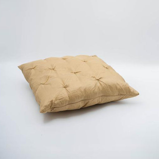Silk Fabric Sofa Cushion (Golden)