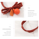 Cute bow, small ball (1 pair)