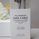 1 meter single right angle knitted Android data cable (gray)