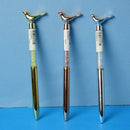 Crystal Gel Sparrow Pen Stationery Office And Learning Stationery With Different Color. ( Price For 1 Piece)