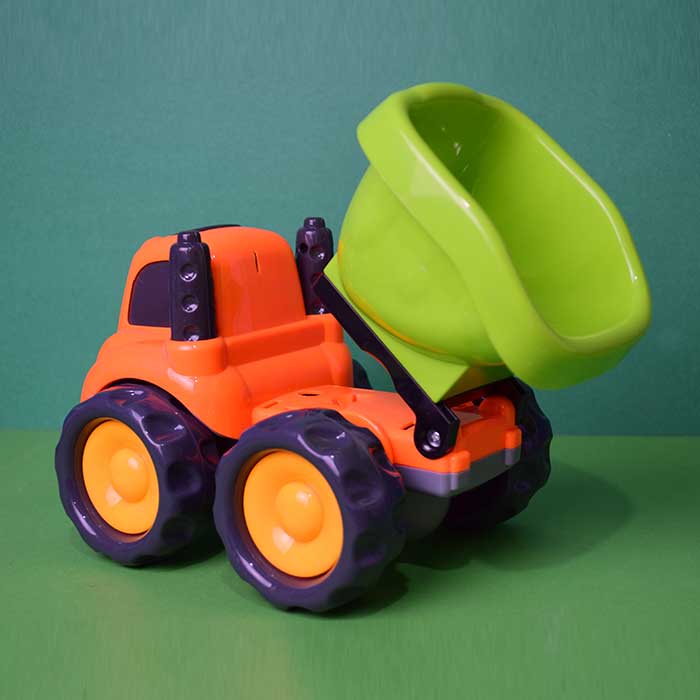 Friction Powered Cars, Push and Go Construction Vehicles Toys | For Small Builders