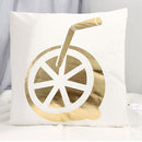 Lemon Hot Stamping Throw Pillow
