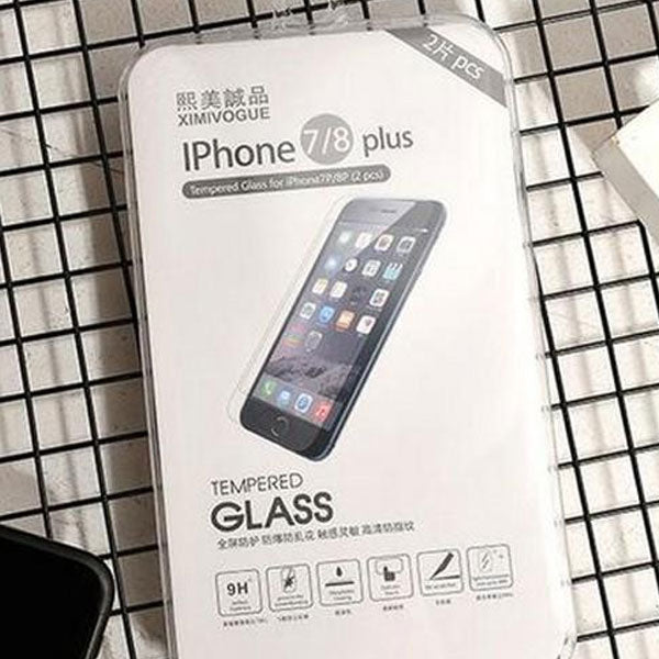 Pack Of 2 Tempered Glass Screen Protector For Iphone 7 Plus / 8 Plus