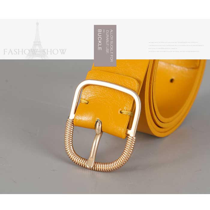 Simple fashion ladies belt (mixed color)