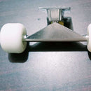 Professional Skateboard Truck With Wheels (19X8CM) (4 Wheels + 2 Trucks With Bearings+ 2 Riser Pads)
