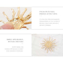 Sun flower brooch