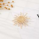 Sun flower brooch