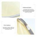 Simple Contrast Color Series Laundry Bags Set for Underwear(Yellow)(2 PCS)