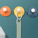 Simple Round Self-Adhesive Hook 2ct (Price For 1 Set)