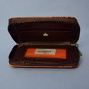 Crocodile Alligator Vintage Mens Leather Wallet Purse | Zipper Pouch Elegant Casual Stylish Compact Card Holder Purse Gif Box