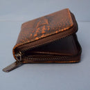 Crocodile Alligator Vintage Mens Leather Wallet Purse | Zipper Pouch Elegant Casual Stylish Compact Card Holder Purse Gif Box