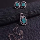Turquoise Earring & Necklace Set