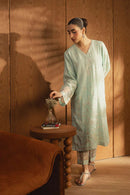 BT 2 PIECE EMBROIDERED RAW SILK SUIT (LUXURY PRET) Regular