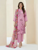 LL 2 Piece Lawn Suit-Printed (Unstitched