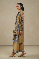 BT 2 PIECE EMBROIDERED RAW SILK SUIT (LUXURY-PRET
