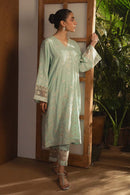 BT 2 PIECE EMBROIDERED RAW SILK SUIT (LUXURY PRET) Regular
