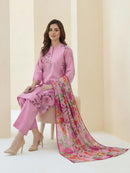 LL 2 Piece Lawn Suit-Printed (Unstitched
