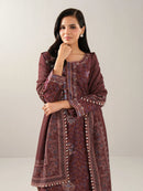 LL  3 Piece Lawn Suit-Embroidered