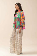 BT 2 PIECE PRINTED SILK SUIT (PRET) Regular
