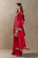 BT 3 PIECE EMBROIDERED RAW SILK SUIT (LUXURY-PRET