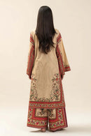BT 2 PIECE EMBROIDERED LAWN SUIT-SAND PUFF (UNSTITCHED) Regular pricePKR